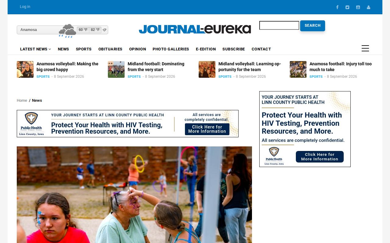 Journal-Eureka Jones County news page